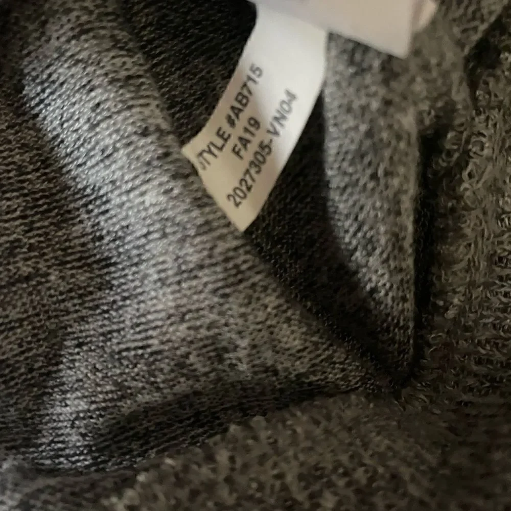 J. Crew | Marled Gray Mock Neck Pull Over Soft Cozy Sweater | M